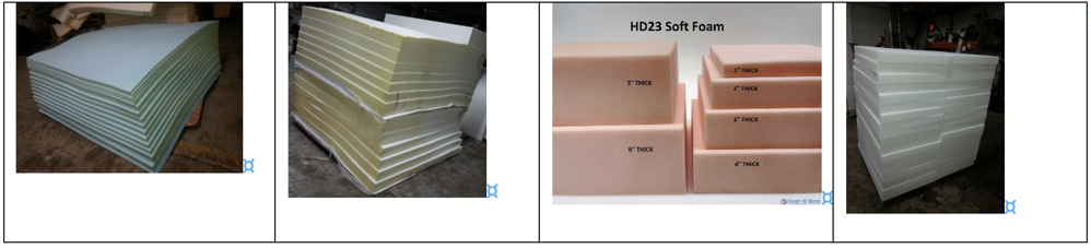 Foam cutting photo Examples